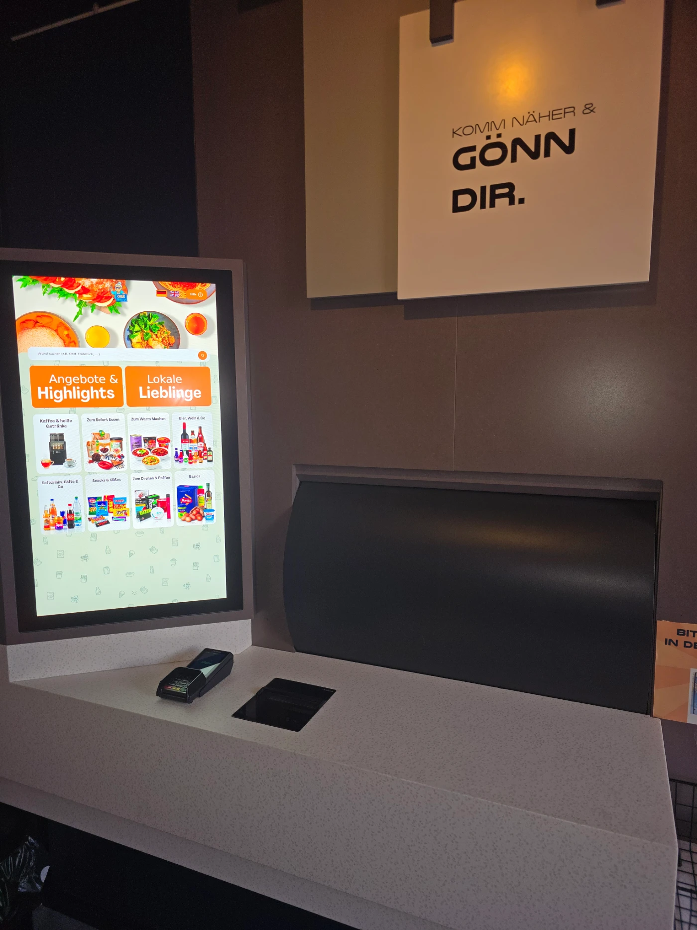 Bestell-Terminal Tante Zukunft