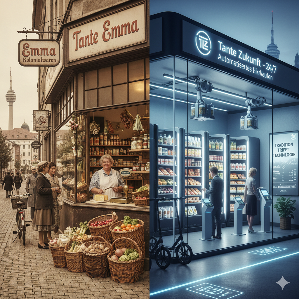 Tante Zukunft vs Tante Emma